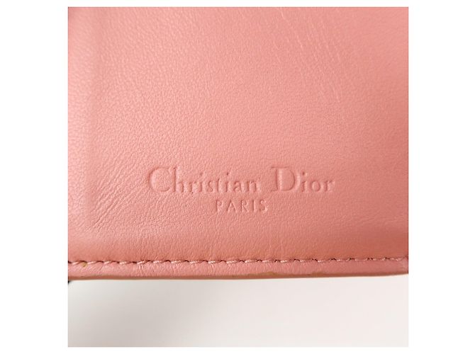 Cartera compacta tríptico de piel Lotus Cannage Lady Dior de Christian Dior - vista 23
