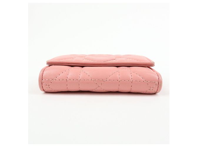 Cartera compacta tríptico de piel Lotus Cannage Lady Dior de Christian Dior - vista 5