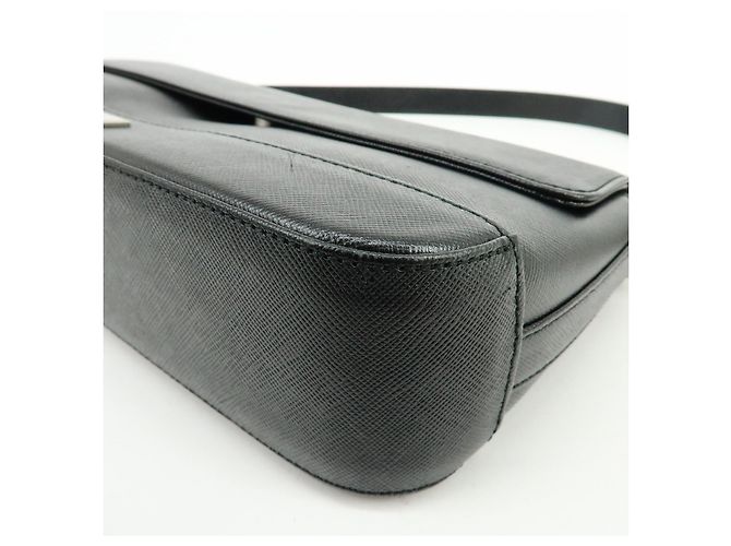 Borsa a tracolla e borsa a mano in pelle con placca logo BURBERRY Nero - vista 11