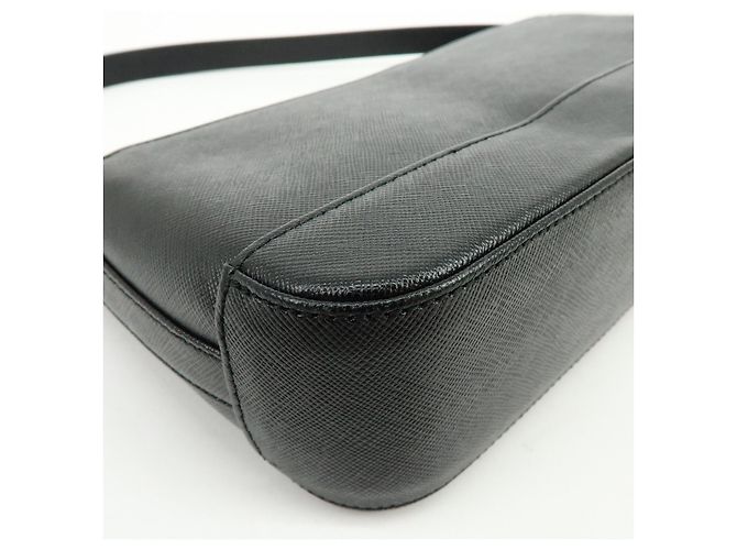 Borsa a tracolla e borsa a mano in pelle con placca logo BURBERRY Nero - vista 12
