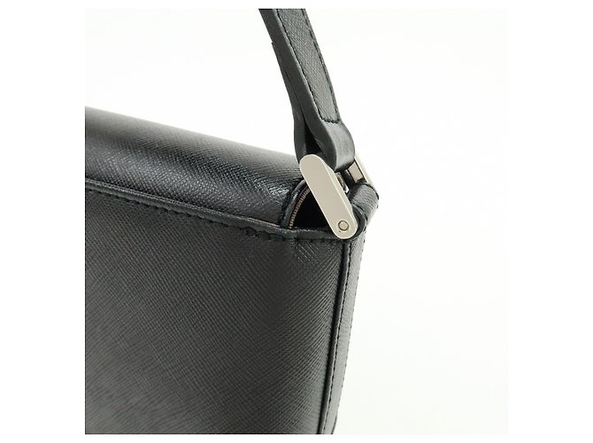 Borsa a tracolla e borsa a mano in pelle con placca logo BURBERRY Nero - vista 17