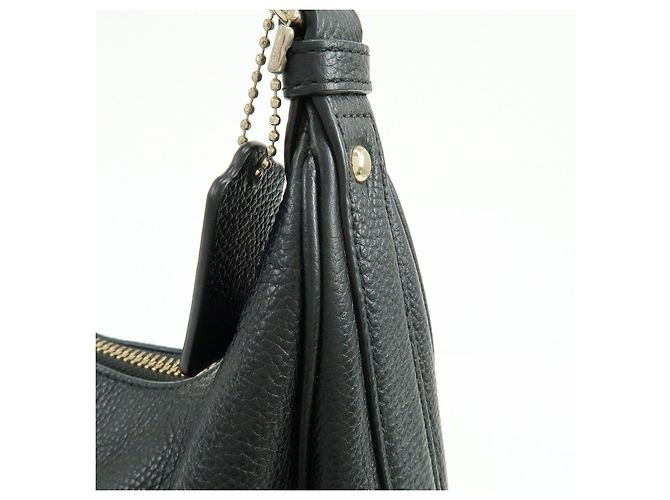 COACH Borsa a tracolla e a mano 2Way in pelle con logo Nero - vista 15