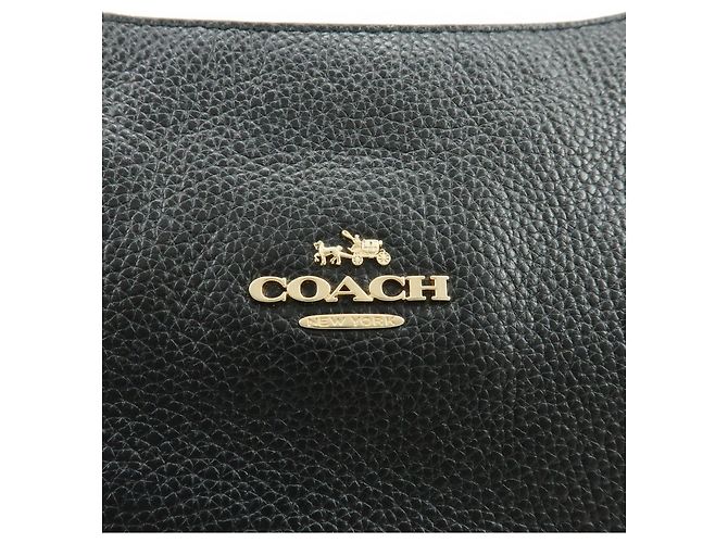 COACH Borsa a tracolla e a mano 2Way in pelle con logo Nero - vista 18