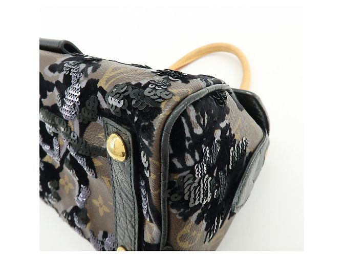 Louis Vuitton Monogram Fleur de Jais Carrousel Hand Bag M40434 - vista 12