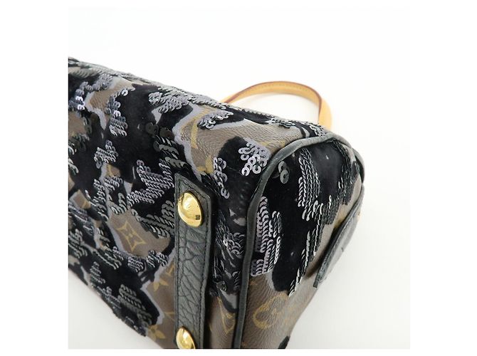 Louis Vuitton Monogram Fleur de Jais Carrousel Hand Bag M40434 - vista 14