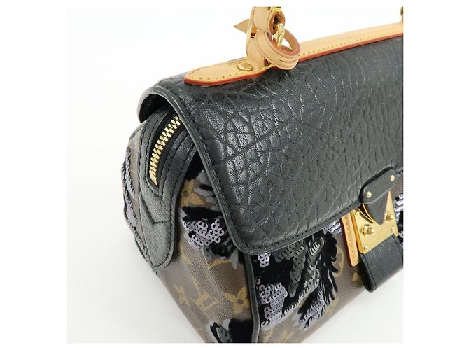Louis Vuitton Monogram Fleur de Jais Carrousel Hand Bag M40434 - vista 15