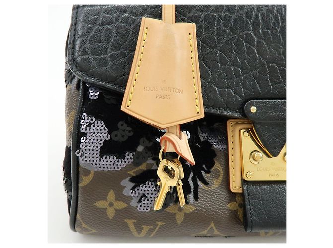 Louis Vuitton Monogram Fleur de Jais Carrousel Hand Bag M40434 - vista 19
