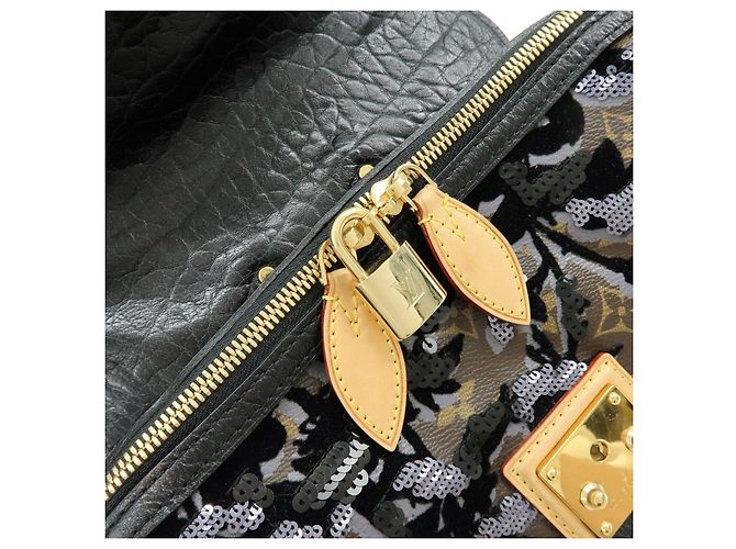 Louis Vuitton Monogram Fleur de Jais Carrousel Hand Bag M40434 - vista 20