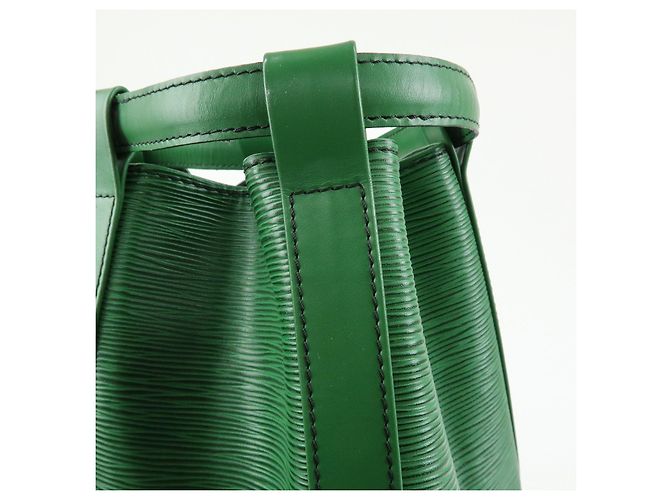 Autre Marque Borsa a tracolla Louis Vuitton Epi Leather Randonnee GM Green M43084 - vista 15