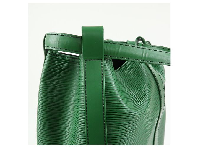 Autre Marque Borsa a tracolla Louis Vuitton Epi Leather Randonnee GM Green M43084 - vista 16