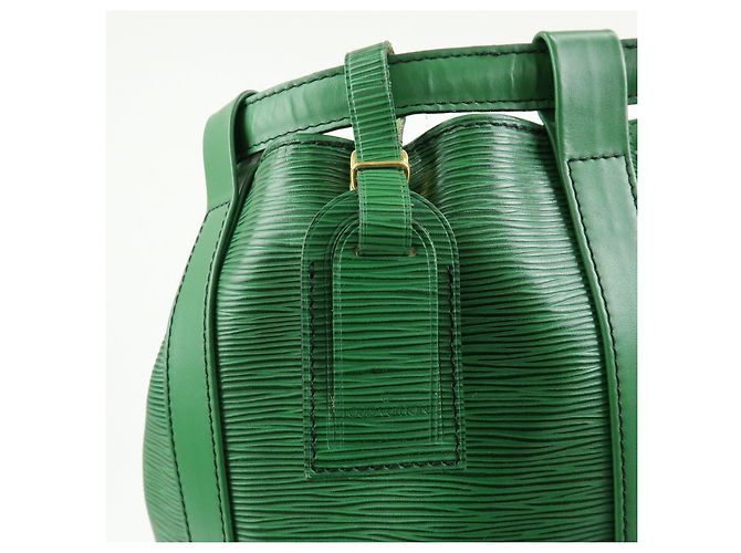 Autre Marque Borsa a tracolla Louis Vuitton Epi Leather Randonnee GM Green M43084 - vista 19