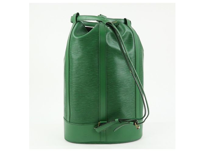 Autre Marque Borsa a tracolla Louis Vuitton Epi Leather Randonnee GM Green M43084 - vista 2
