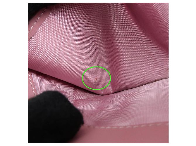 Cartera compacta Christian Dior Cannage Lady Dior de piel charol Rosa - vista 22