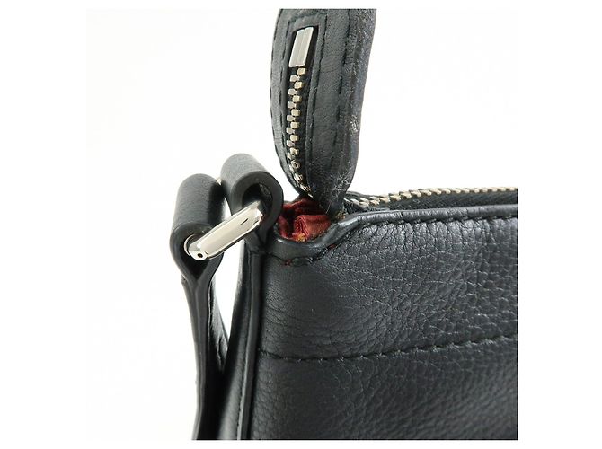 BALLY Borsa a tracolla in pelle traforata Borsa crossbody Nero Rosso - vista 15