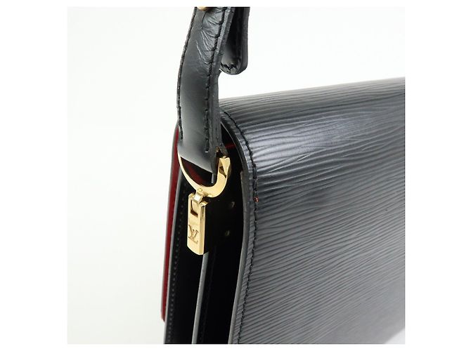Borsa a tracolla Louis Vuitton Epi Freeland Noir Castilian Red M52417 - vista 13