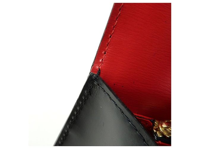 Borsa a tracolla Louis Vuitton Epi Freeland Noir Castilian Red M52417 - vista 18