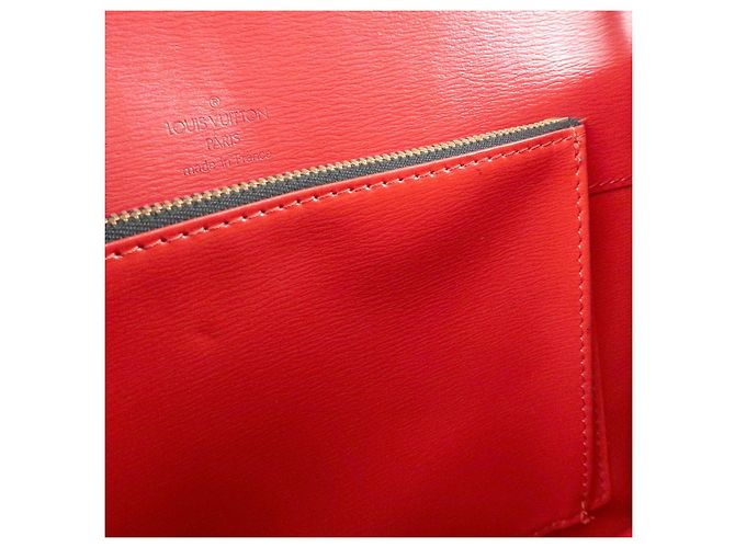 Borsa a tracolla Louis Vuitton Epi Freeland Noir Castilian Red M52417 - vista 21