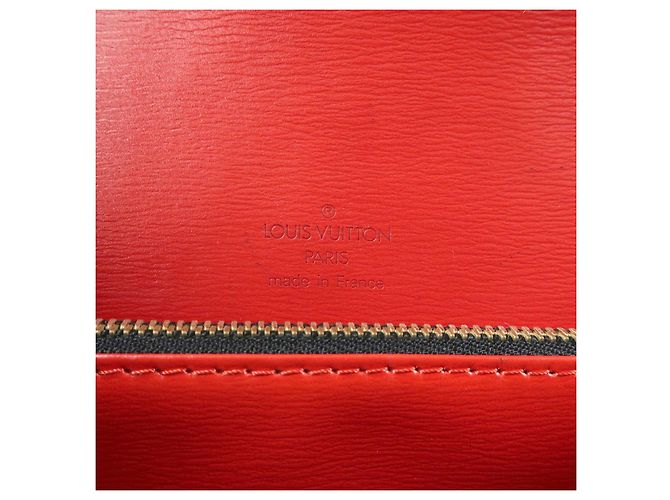 Borsa a tracolla Louis Vuitton Epi Freeland Noir Castilian Red M52417 - vista 23