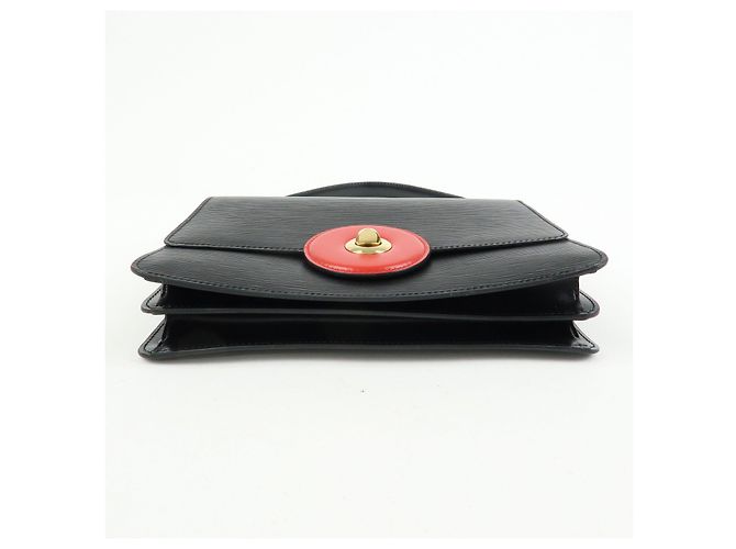 Borsa a tracolla Louis Vuitton Epi Freeland Noir Castilian Red M52417 - vista 5