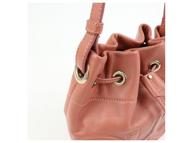 JIMMY CHOO Borsa a tracolla Juno S in pelle nappa Rosa - vista 13