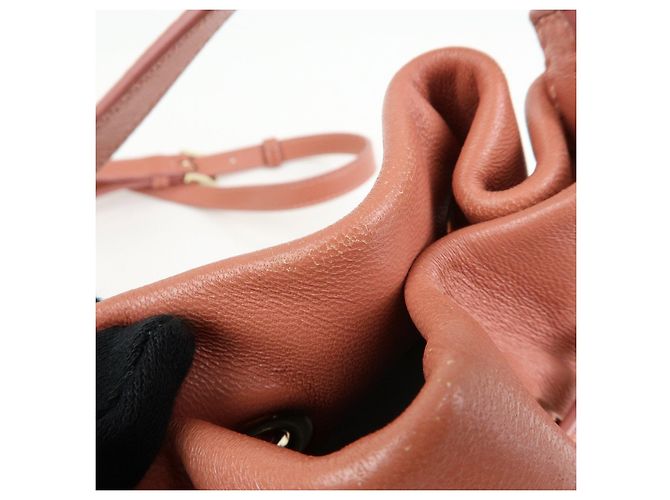 JIMMY CHOO Borsa a tracolla Juno S in pelle nappa Rosa - vista 17