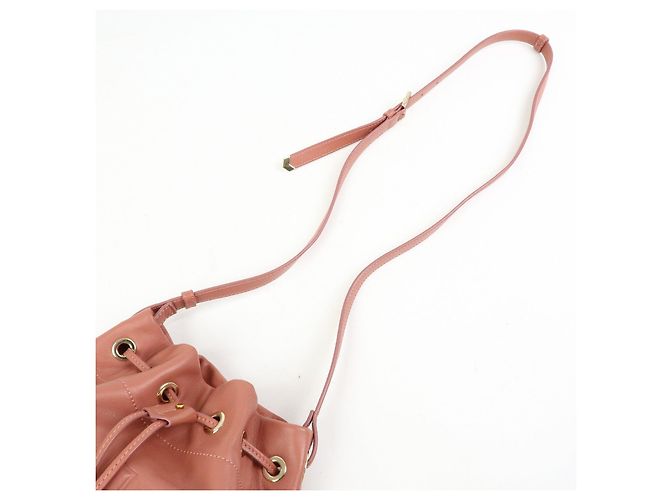 JIMMY CHOO Borsa a tracolla Juno S in pelle nappa Rosa - vista 6
