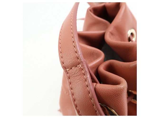 JIMMY CHOO Borsa a tracolla Juno S in pelle nappa Rosa - vista 7
