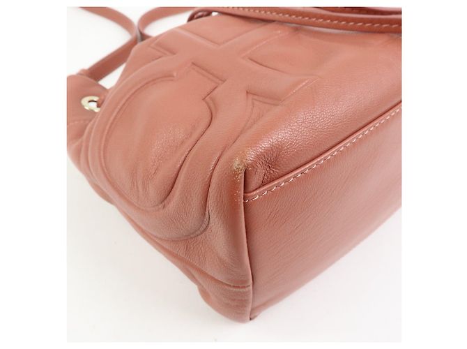 JIMMY CHOO Borsa a tracolla Juno S in pelle nappa Rosa - vista 8