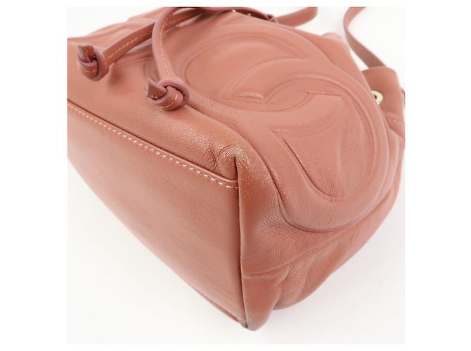 JIMMY CHOO Borsa a tracolla Juno S in pelle nappa Rosa - vista 9