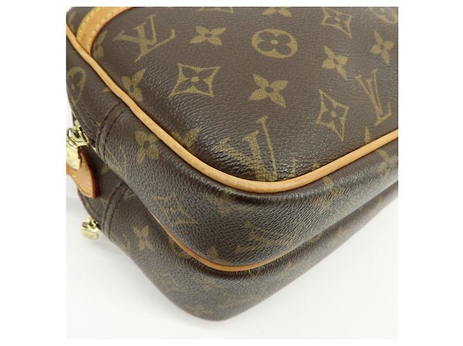 Borsa a tracolla Louis Vuitton Monogram Reporter PM Brown M45254 - vista 10