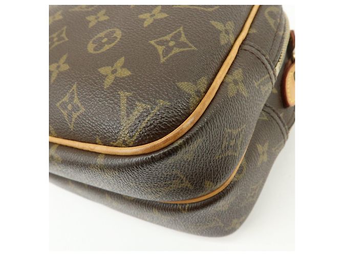 Borsa a tracolla Louis Vuitton Monogram Reporter PM Brown M45254 - vista 11