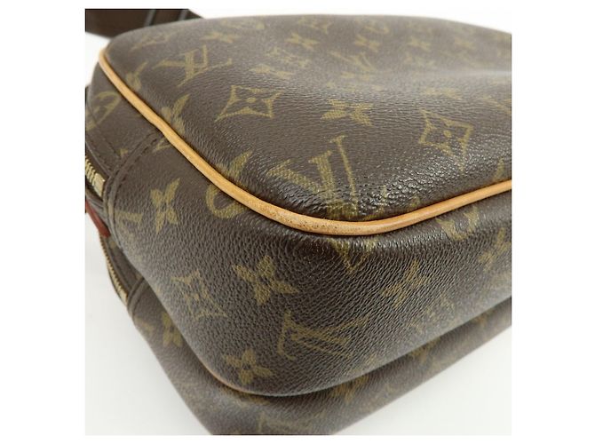 Borsa a tracolla Louis Vuitton Monogram Reporter PM Brown M45254 - vista 12