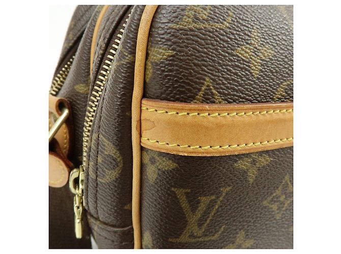 Borsa a tracolla Louis Vuitton Monogram Reporter PM Brown M45254 - vista 17