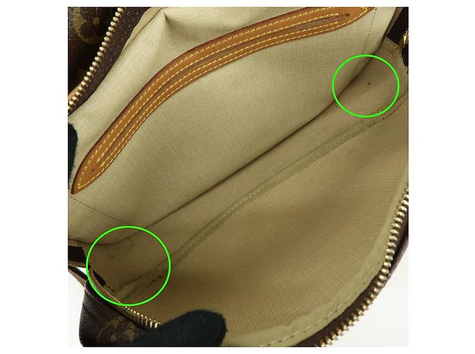 Borsa a tracolla Louis Vuitton Monogram Reporter PM Brown M45254 - vista 20