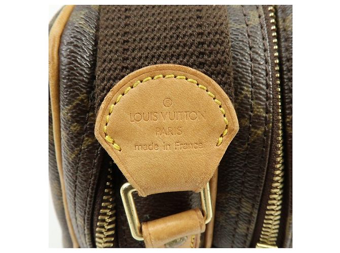 Borsa a tracolla Louis Vuitton Monogram Reporter PM Brown M45254 - vista 23