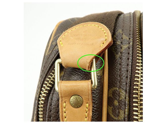 Borsa a tracolla Louis Vuitton Monogram Reporter PM Brown M45254 - vista 8