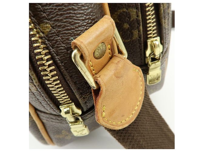 Borsa a tracolla Louis Vuitton Monogram Reporter PM Brown M45254 - vista 9