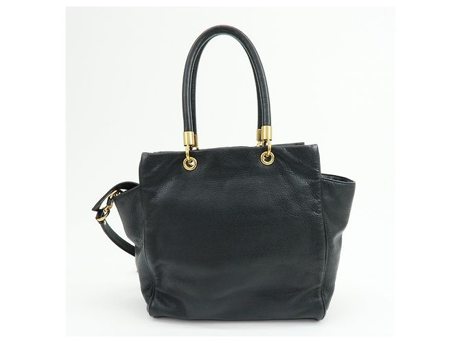 MARC by MARC JACOBS Top Handle Leder 2Way Bag Schultertasche Black - Ansicht 2