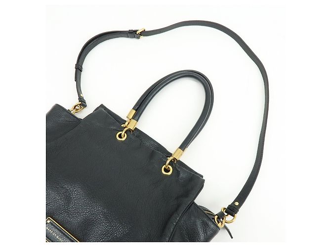 MARC by MARC JACOBS Top Handle Leder 2Way Bag Schultertasche Black - Ansicht 6