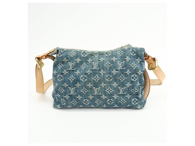 Louis Vuitton Monogram Denim Baggy PM Borsa a Tracolla 2Way Blu M95049 Lot - vista 2
