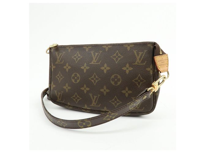 Louis Vuitton Monogram Pochette Accessoires Pouch Bag M51980 Lot - vista 3