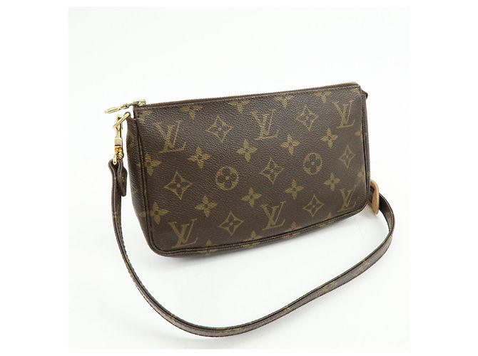 Louis Vuitton Monogram Pochette Accessoires Pouch Bag M51980 Lot - vista 4