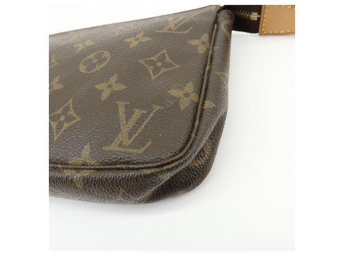 Louis Vuitton Monogram Pochette Accessoires Pouch Bag M51980 Lot - vista 9