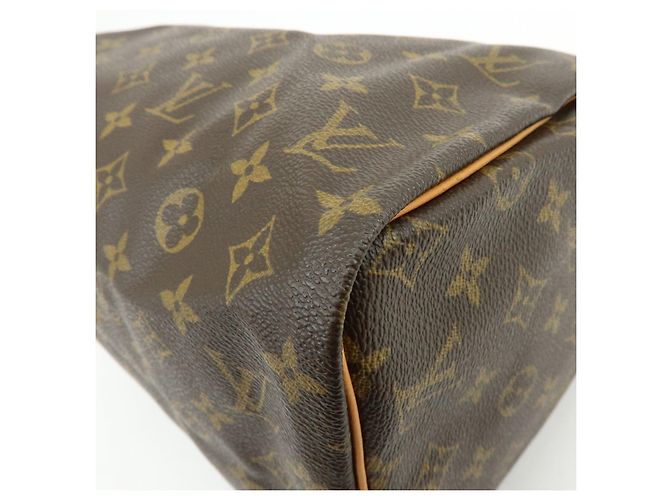 Borsa a mano Louis Vuitton Monogram Speedy 30 Boston Bag Marrone M41526 - vista 10