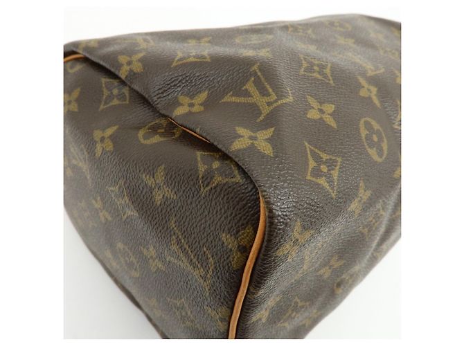 Borsa a mano Louis Vuitton Monogram Speedy 30 Boston Bag Marrone M41526 - vista 13