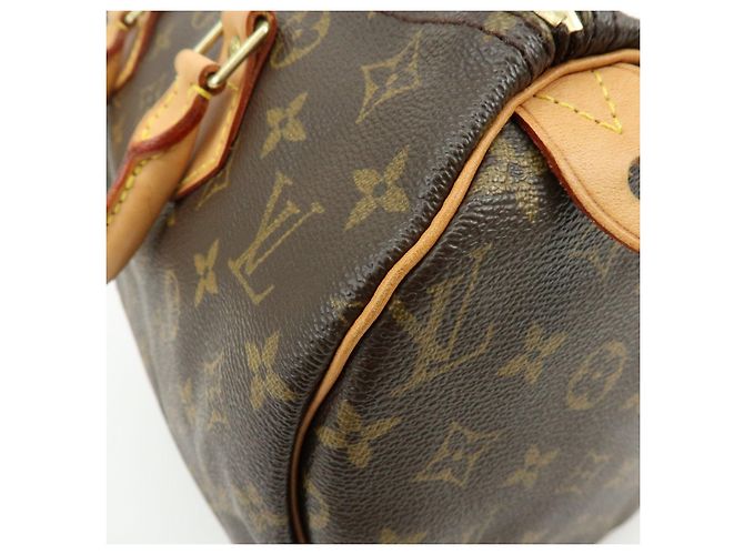 Borsa a mano Louis Vuitton Monogram Speedy 30 Boston Bag Marrone M41526 - vista 14