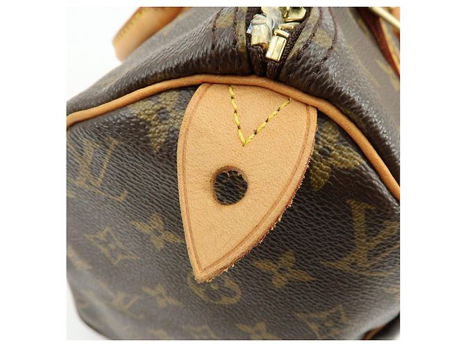 Borsa a mano Louis Vuitton Monogram Speedy 30 Boston Bag Marrone M41526 - vista 16