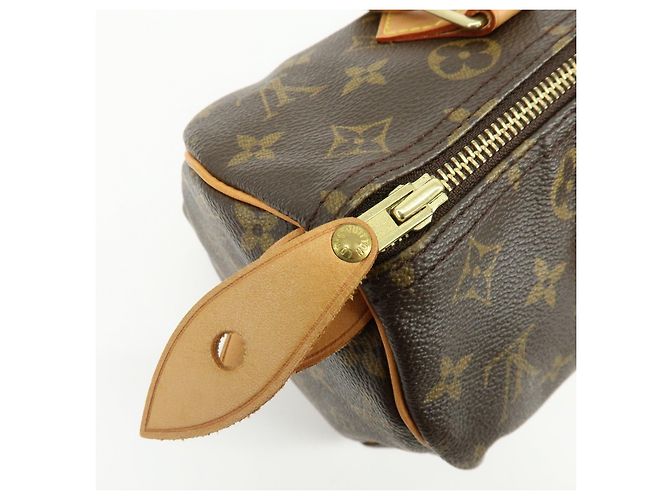 Borsa a mano Louis Vuitton Monogram Speedy 30 Boston Bag Marrone M41526 - vista 17