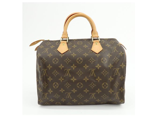 Borsa a mano Louis Vuitton Monogram Speedy 30 Boston Bag Marrone M41526 - vista 2