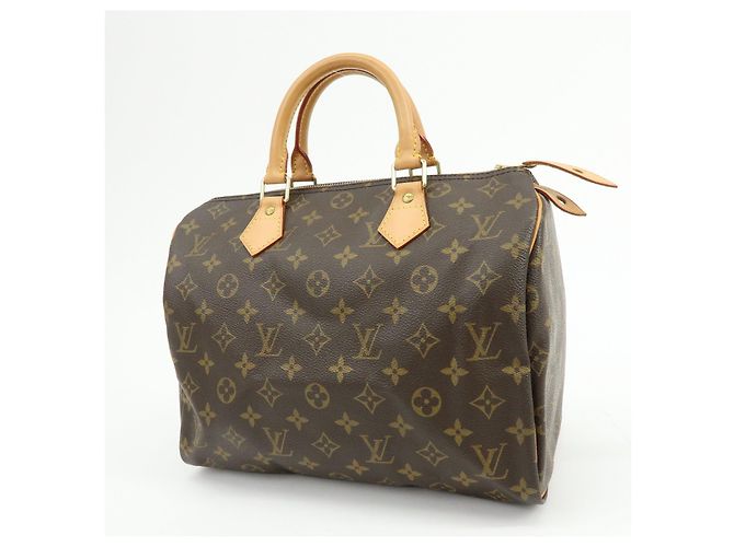 Borsa a mano Louis Vuitton Monogram Speedy 30 Boston Bag Marrone M41526 - vista 3